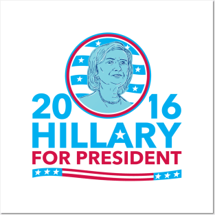 Hillary Clinton 2016 Posters and Art